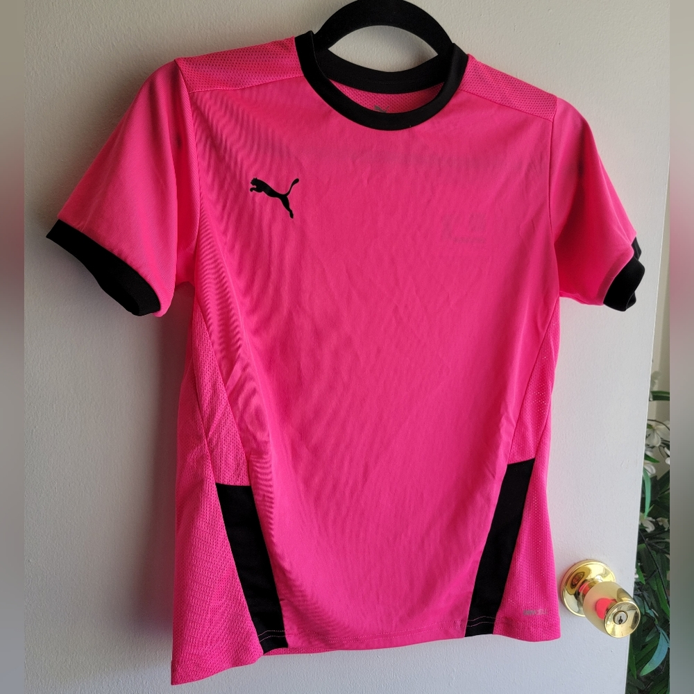 🔴NWT PUMA Teamgoal 23 Jersey (Pink, Youth L)